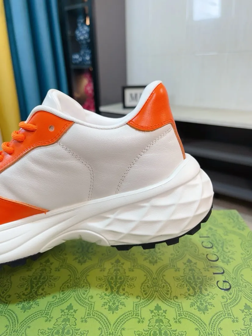 Men's shoes 💰520🌹🌹【GUCCI】pop-up casual sneakers with daddy outsole, breathable and comfortable, easy to walk, a versatile style for trendy men, upper with cowhide edge and outsole with 3D upper printing➕genuine leather lining➕Gucci's popular original outsole, sports and running style, super comfortable. Code number 38-44